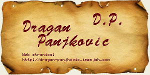 Dragan Panjković vizit kartica